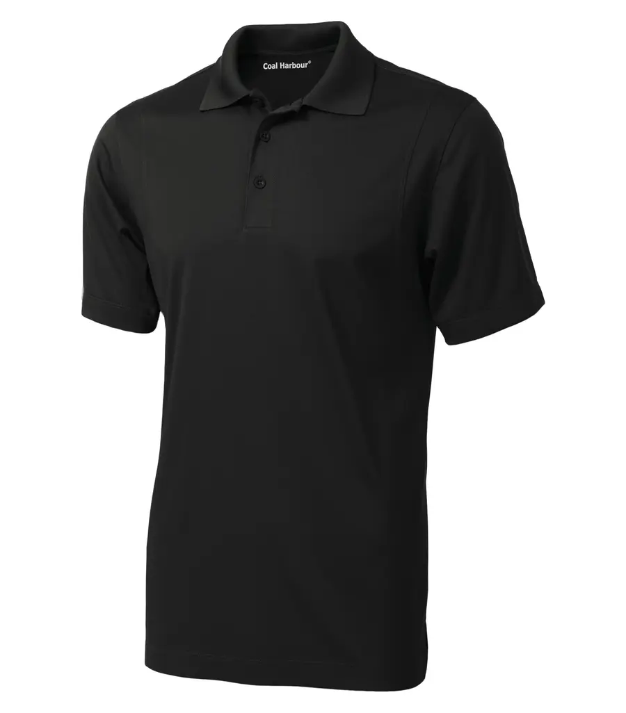 Coal Harbour Snag Resistant Tall Polo in Black