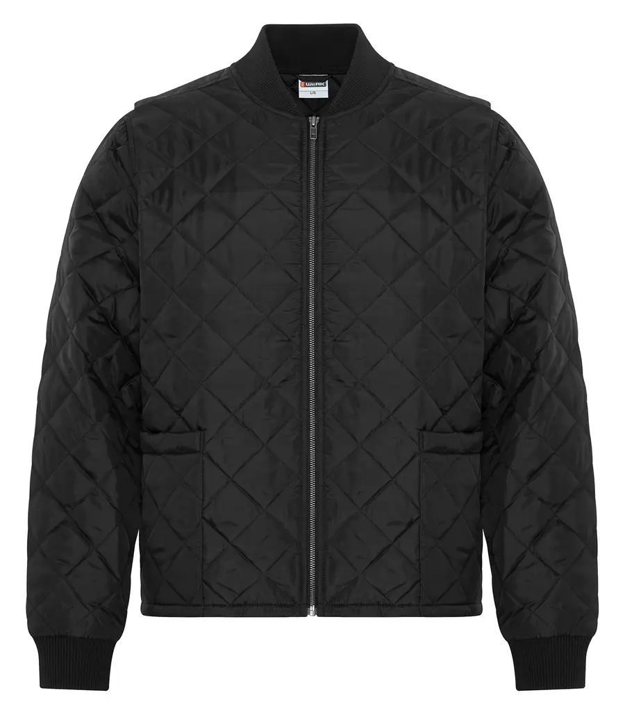 ATC WeRK QUILTED FREEZER JACKET in Black
