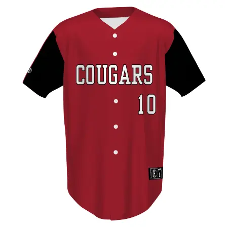 Holloway Youth FreeStyle Sublimated Full-Button Baseball Jersey in All-Over Pattern