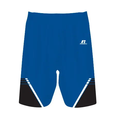 Russell Youth FreeStyle Sublimated Reversible Basketball Shorts in Cadet