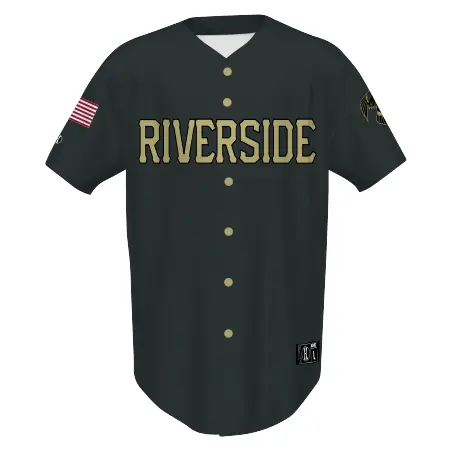 Holloway FreeStyle Sublimated Full-Button Baseball Jersey in All-Over Pattern