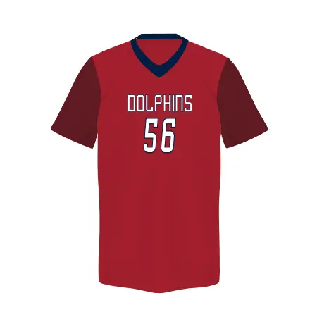 High Five Youth FreeStyle Sublimated Reversible V-Neck Soccer Jersey in All-Over Pattern