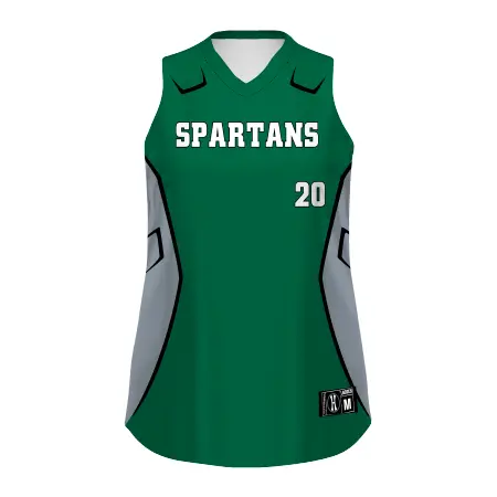 Holloway Ladies FreeStyle Sublimated Sleeveless Pin-Dot Softball Jersey in Advance