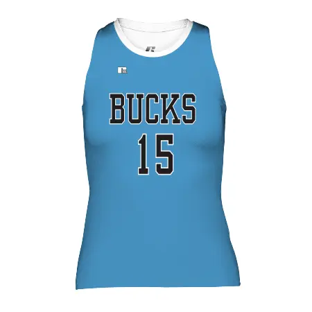 Russell Ladies FreeStyle Sublimated Lacrosse Tank in All-Over Pattern