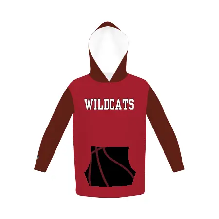 Holloway Youth FreeStyle Sublimated Fleece Hoodie in All-Over Pattern