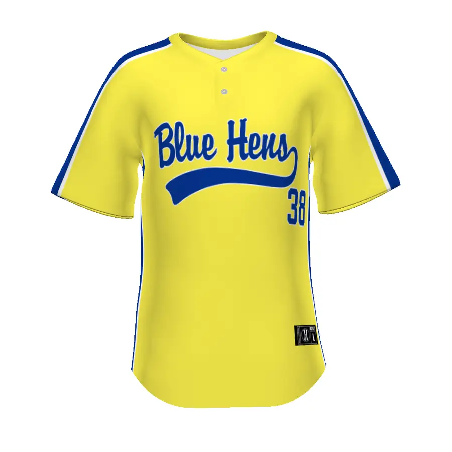 Holloway FreeStyle Sublimated Turbo Lightweight Two-Button Baseball Jersey (New Fit) in Classic Color Block
