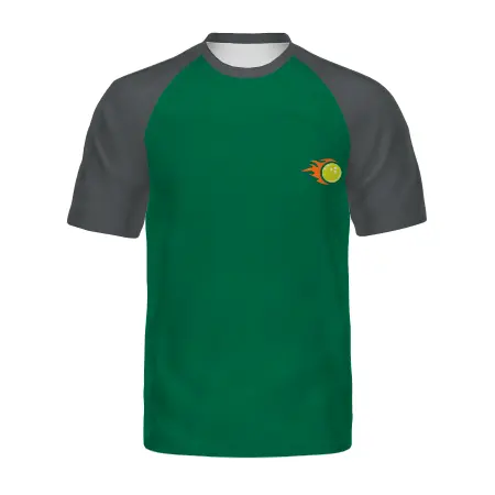 Holloway FreeStyle Semi-Sublimated Raglan Tee-Graphite in All-Over Pattern