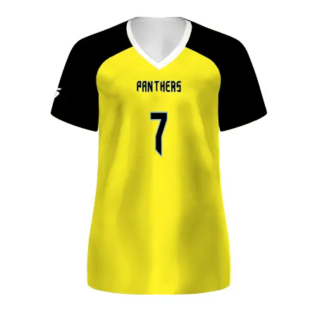 High Five Girls FreeStyle Sublimated Short Sleeve Volleyball Jersey in All-Over Pattern