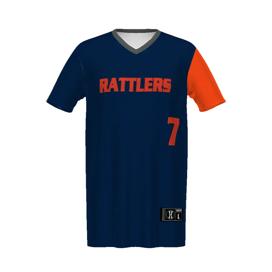 Holloway Youth FreeStyle Sublimated Turbo Lightweight Reversible V-Neck Baseball Jersey in On Deck
