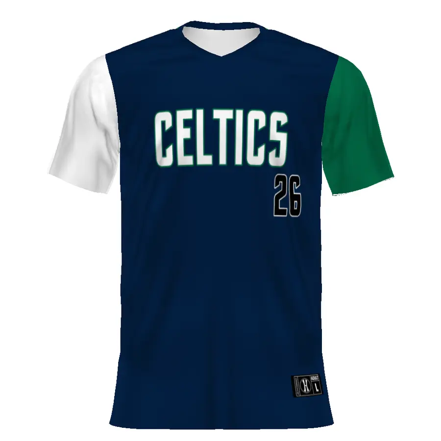 Holloway FreeStyle Sublimated Turbo V-Neck Baseball Jersey in All-Over Pattern