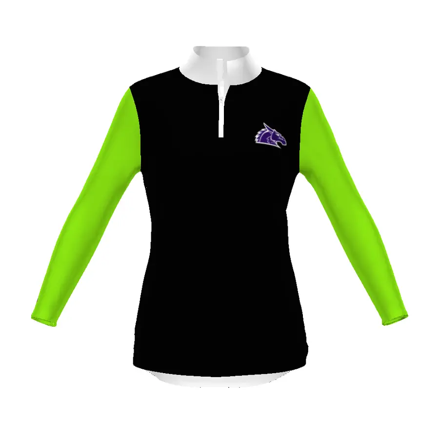 Holloway Ladies FreeStyle Sublimated Cotton-Touch Poly 1/4 Zip Pullover in All-Over Pattern