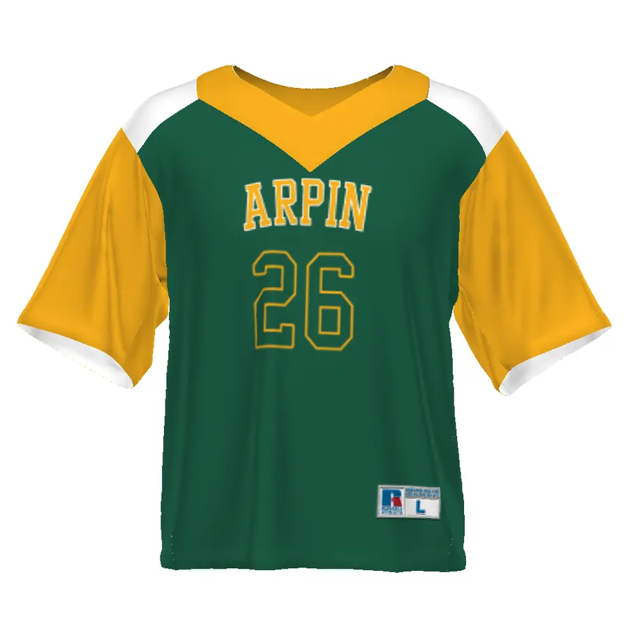 Russell Youth FreeStyle Sublimated Lacrosse Jersey in All-Over Pattern