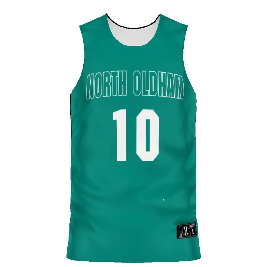 Holloway Youth FreeStyle Sublimated Turbo Reversible Basketball Jersey in Speedy