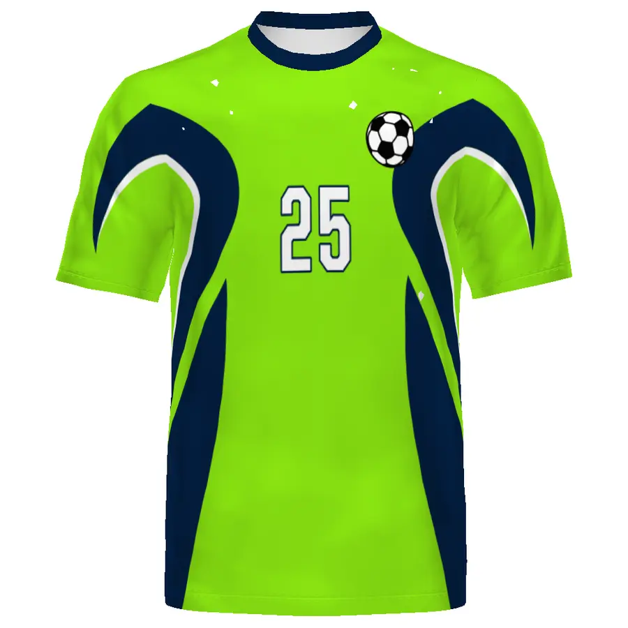 High Five FreeStyle Sublimated Turbo Crew Neck Soccer Jersey in Boomerang