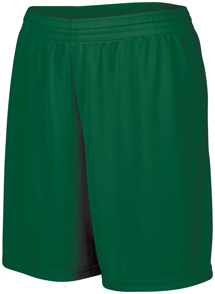 Augusta Ladies Octane Shorts in Dark Green