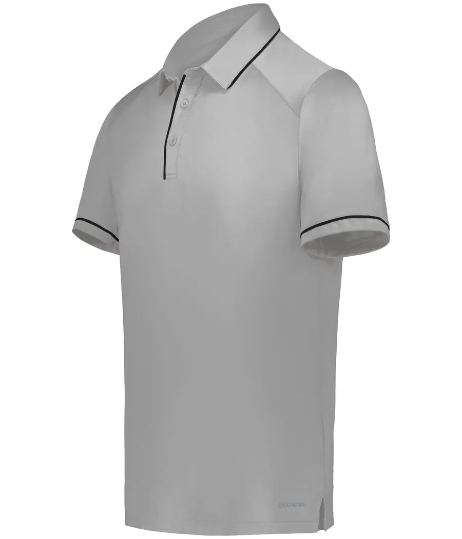 Holloway Performance Polo Powered by Coolcore in Athletic Grey/Black