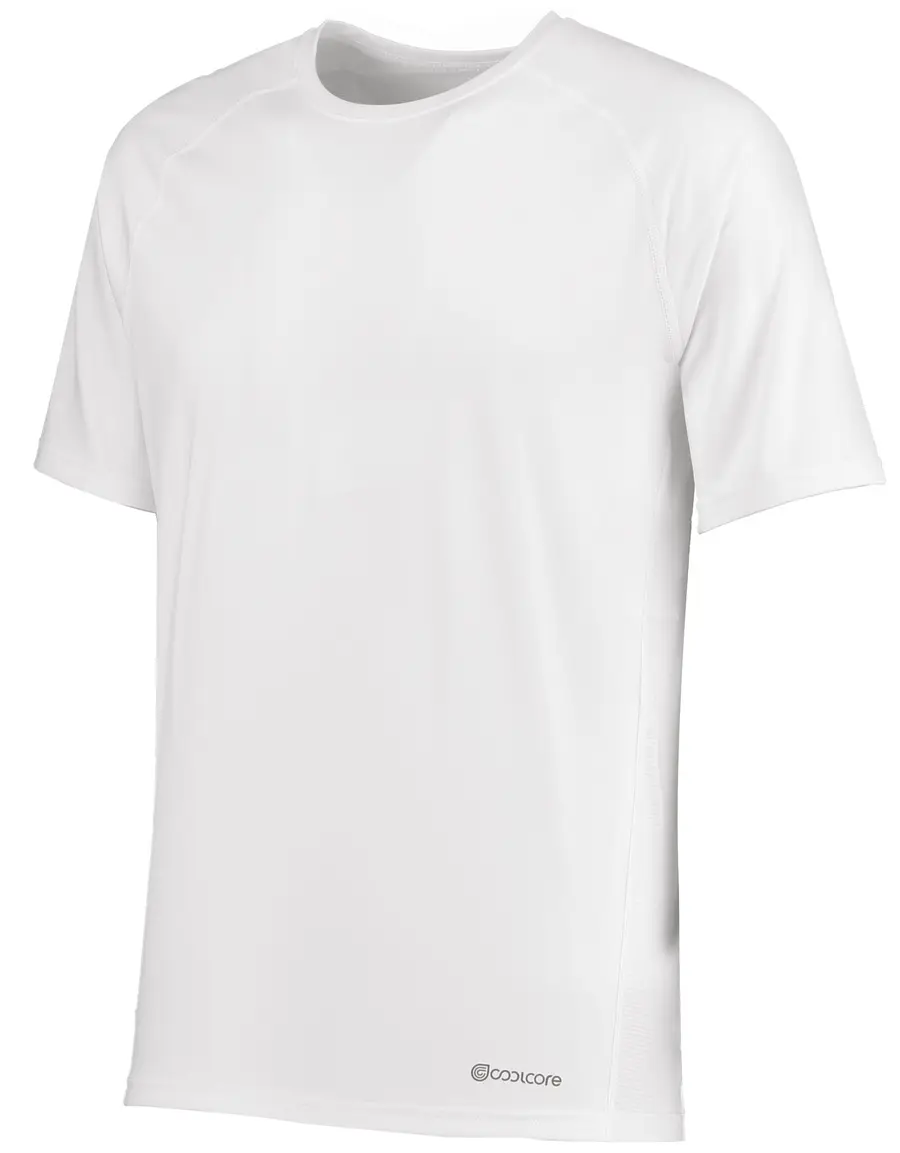 Holloway Youth Electrify Tee Powered by Coolcore in White