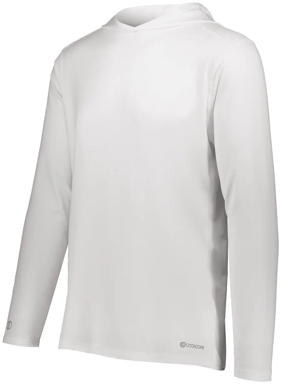 Holloway Electrify Hoodie Powered by Coolcore in White