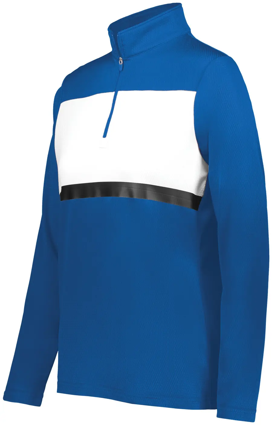 Holloway Ladies Prism Bold 1/4 Zip Pullover in Royal/White