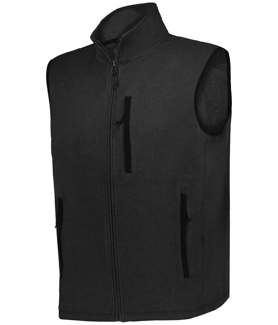 Holloway Alumni Vest in Black Heather