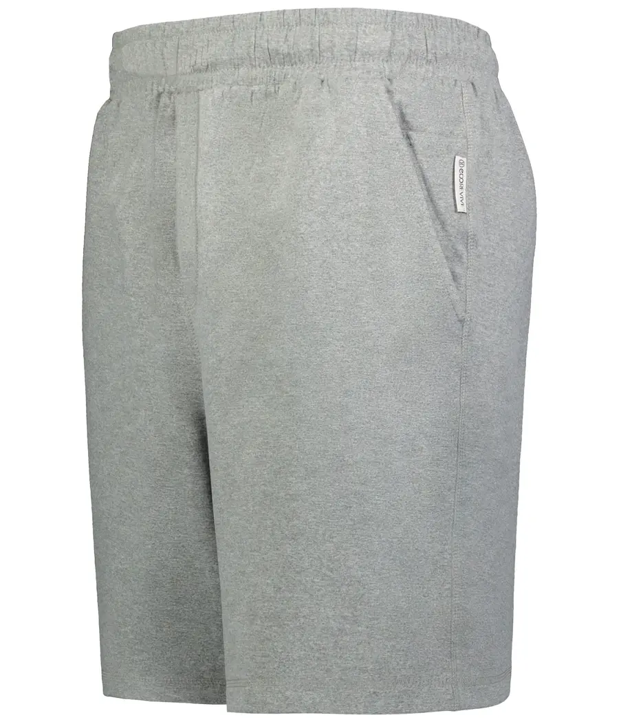 Holloway Youth Soft Knit Ventura Shorts in Grey Heather