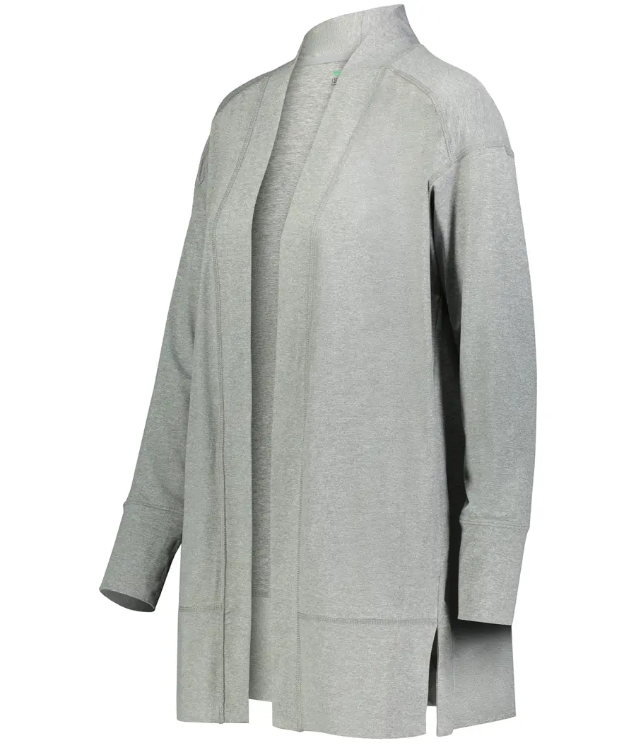 Holloway Ladies Ventura Cardigan in Grey Heather