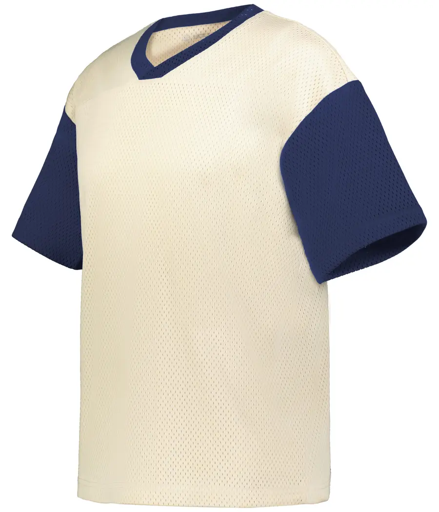 Holloway Prep Street FAN Jersey in Alabaster/Navy