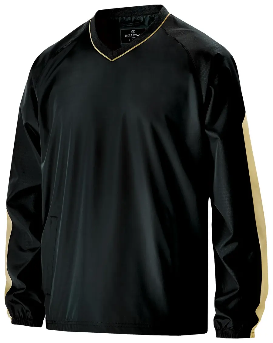 Holloway Bionic Windshirt in Black/Vegas Gold