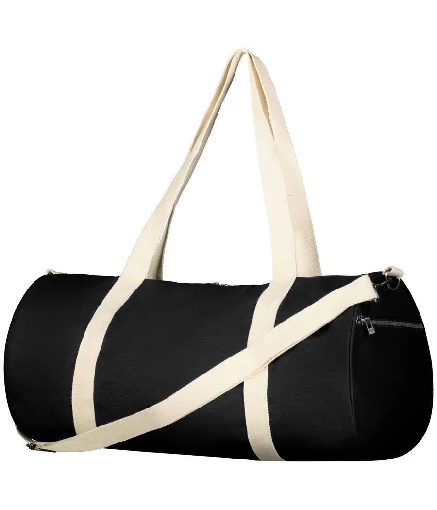 Holloway Court Duffle in Black/Natural