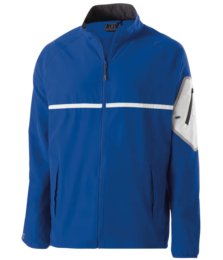 Holloway Weld Jacket in Royal/White