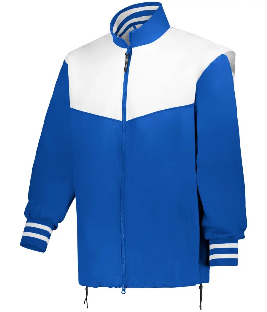 Holloway Rowhouse Full ZIP Jacket in Royal/White