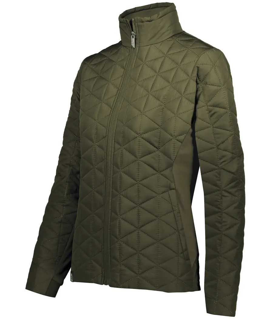 Holloway Ladies Repreve Eco Jacket in Olive