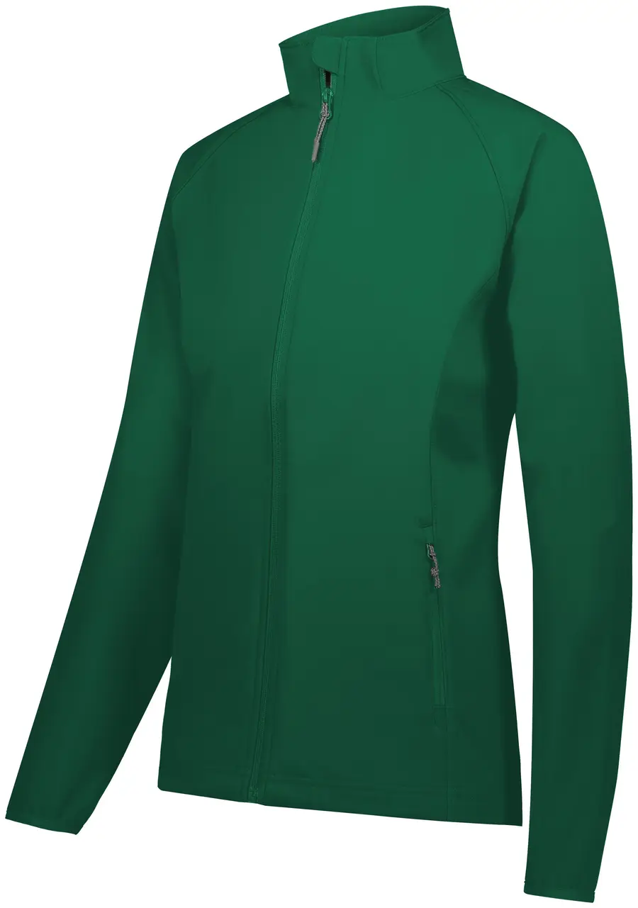 Holloway Ladies Featherlight Soft Shell Jacket in Dark Green