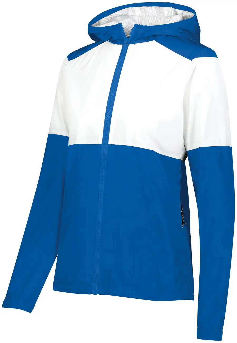 Holloway Ladies SeriesX Hooded Jacket in Royal/White