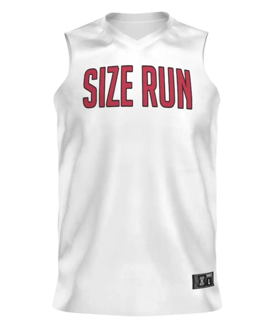 Holloway FreeStyle Sublimated 4-Way Stretch Basketball Jersey in White