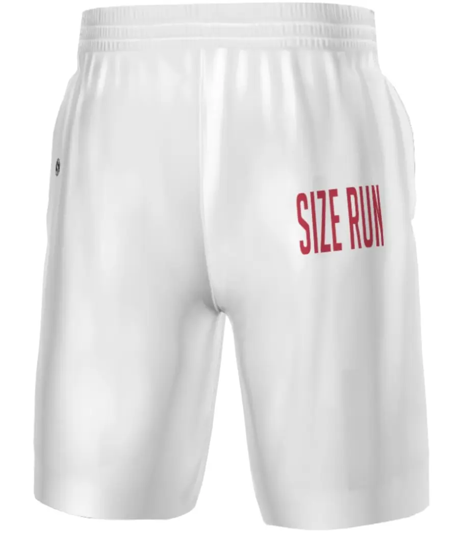 Holloway FreeStyle Sublimated Training Shorts in White
