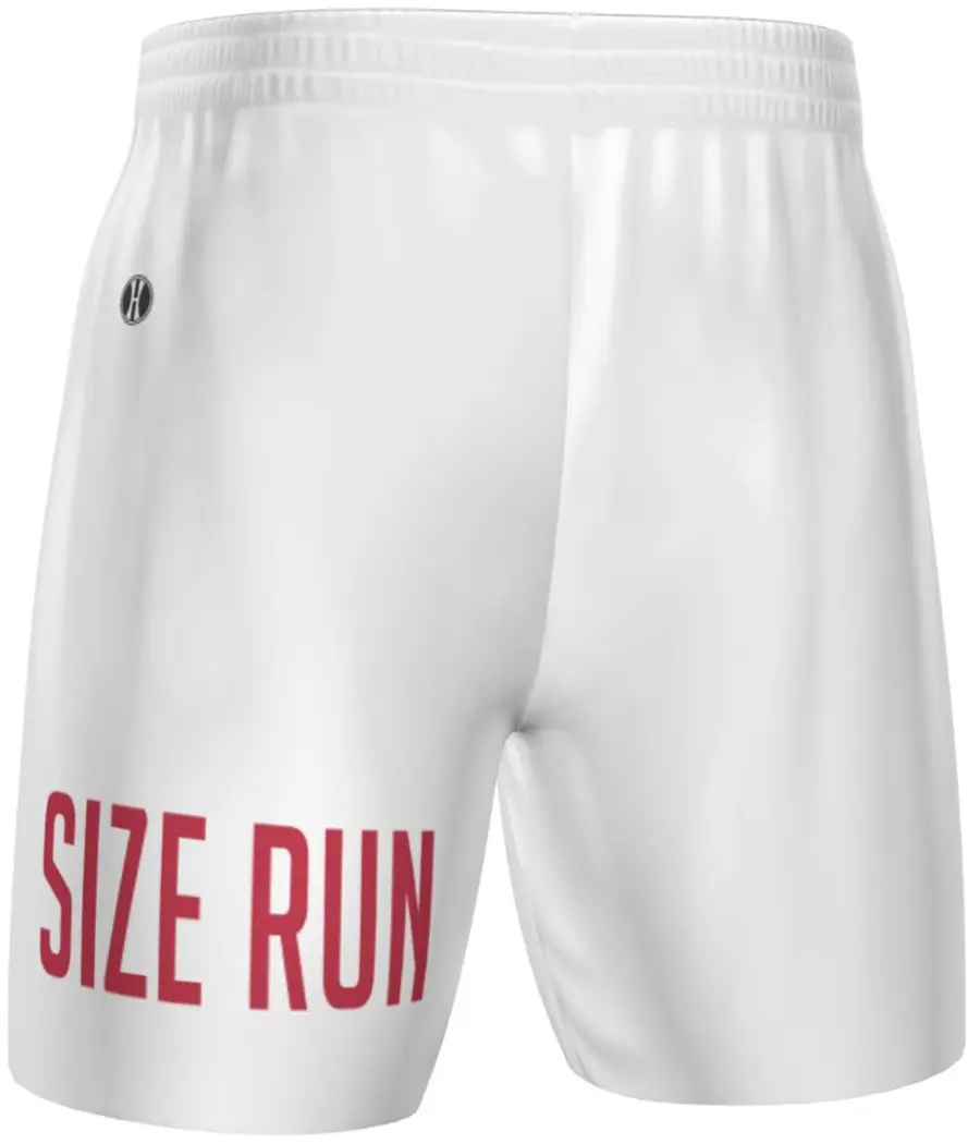 Holloway Ladies FreeStyle Sublimated Turbo Lightweight 7 Inch Basketball Shorts in White