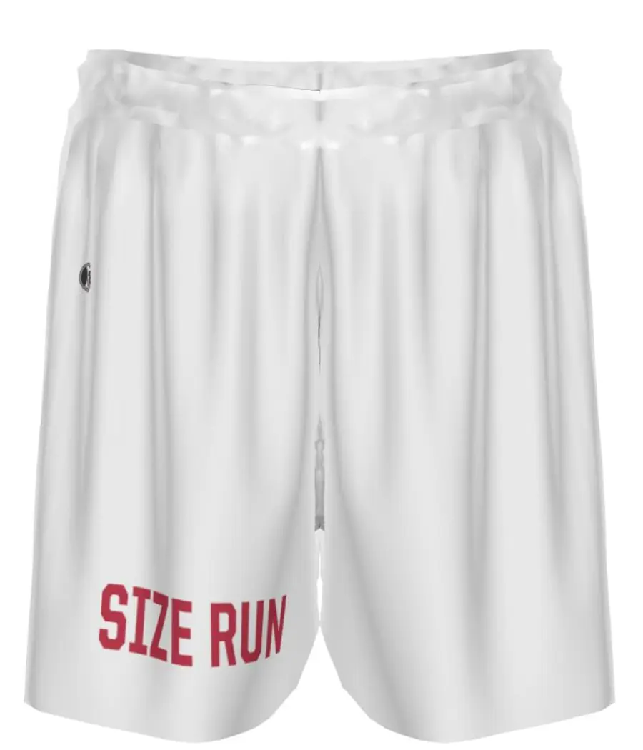 Holloway Girls FreeStyle Sublimated Pin-Dot Softball Shorts in White