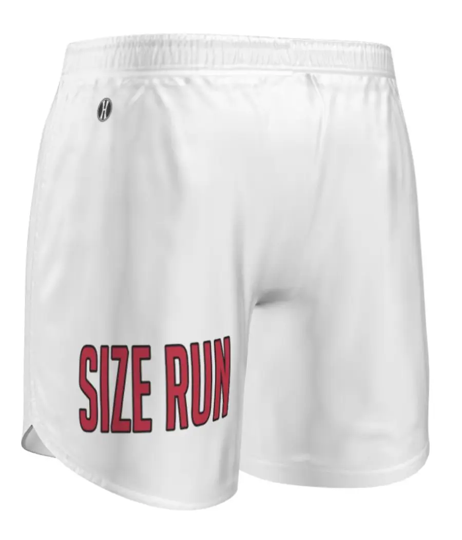 Holloway Ladies FreeStyle Sublimated Traditional Track Shorts in White