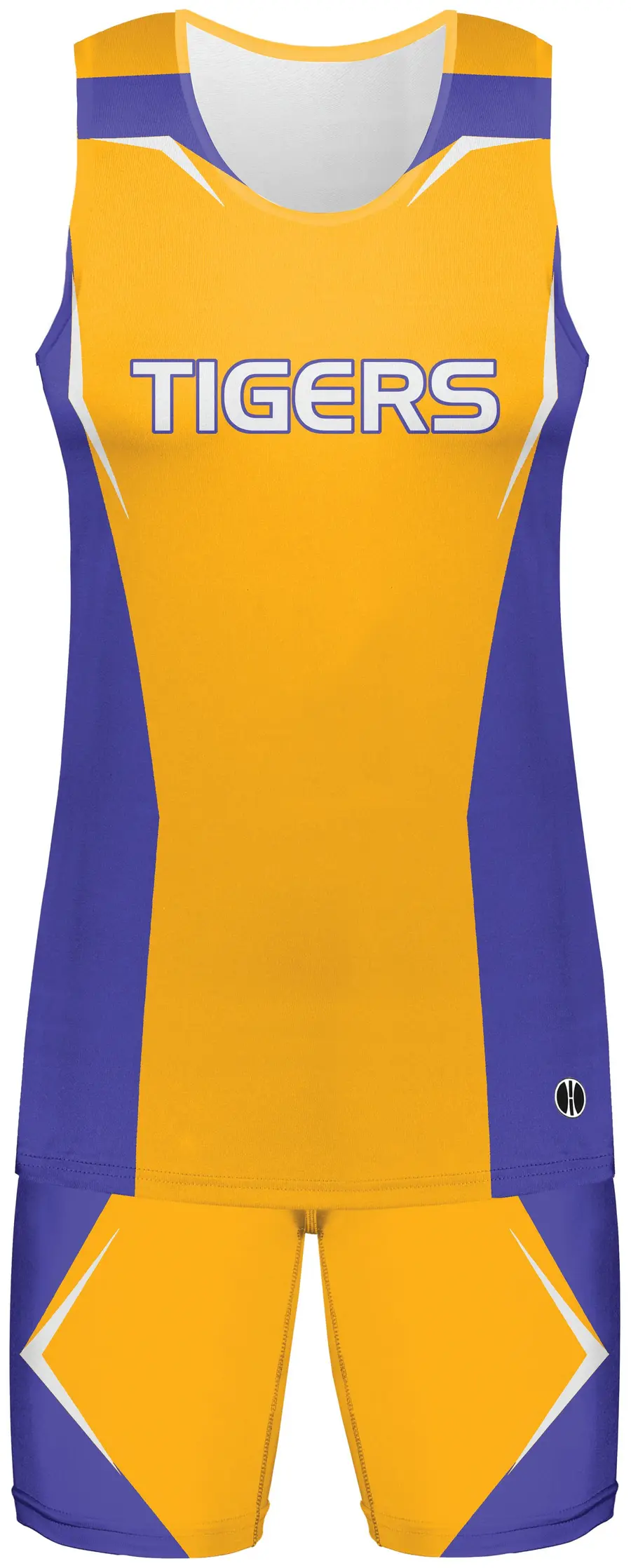 Holloway Ladies FreeStyle Sublimated Fitted Track Shorts in Design 08 Color