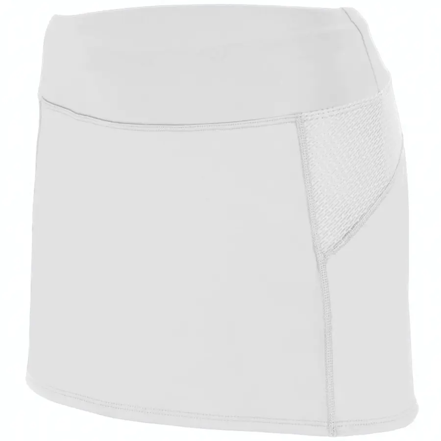 Augusta Girls Femfit Skort in White/Graphite