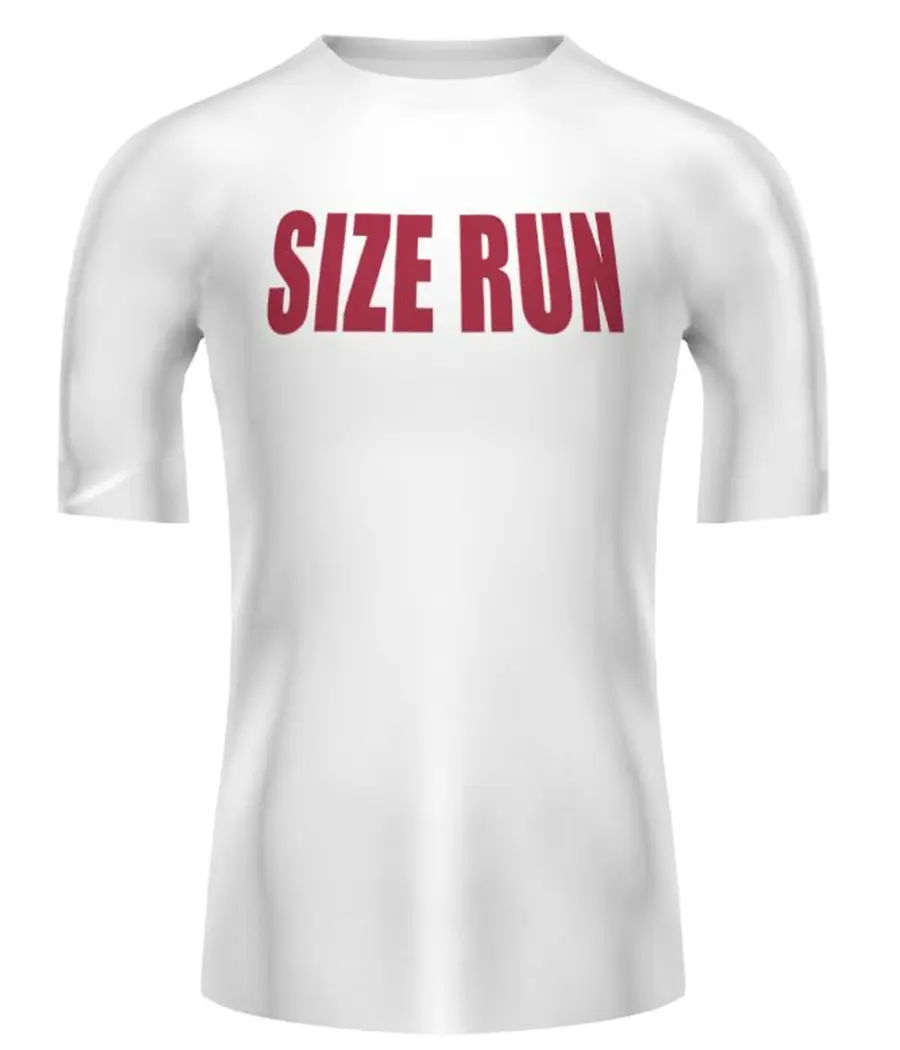 Russell Freestyle Sublimated Dynaspeed Performance Half Sleeve Compression in White