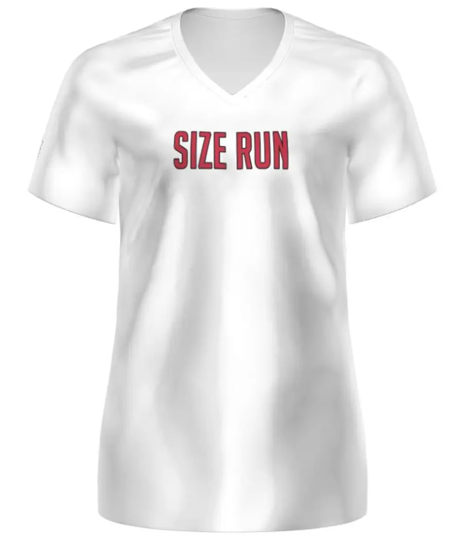 High Five Ladies FreeStyle Sublimated Short Sleeve Volleyball Jersey in White