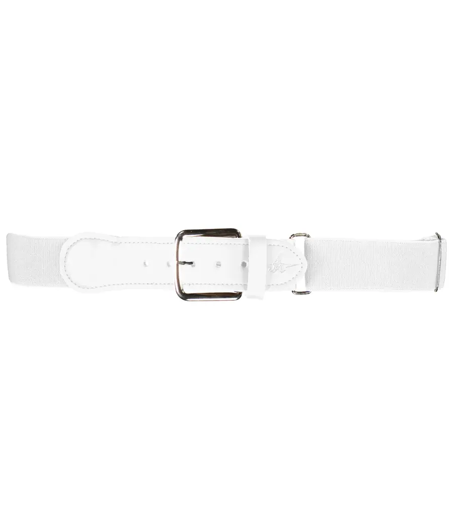 Alleson Athletic Youth Baseball Belt in White