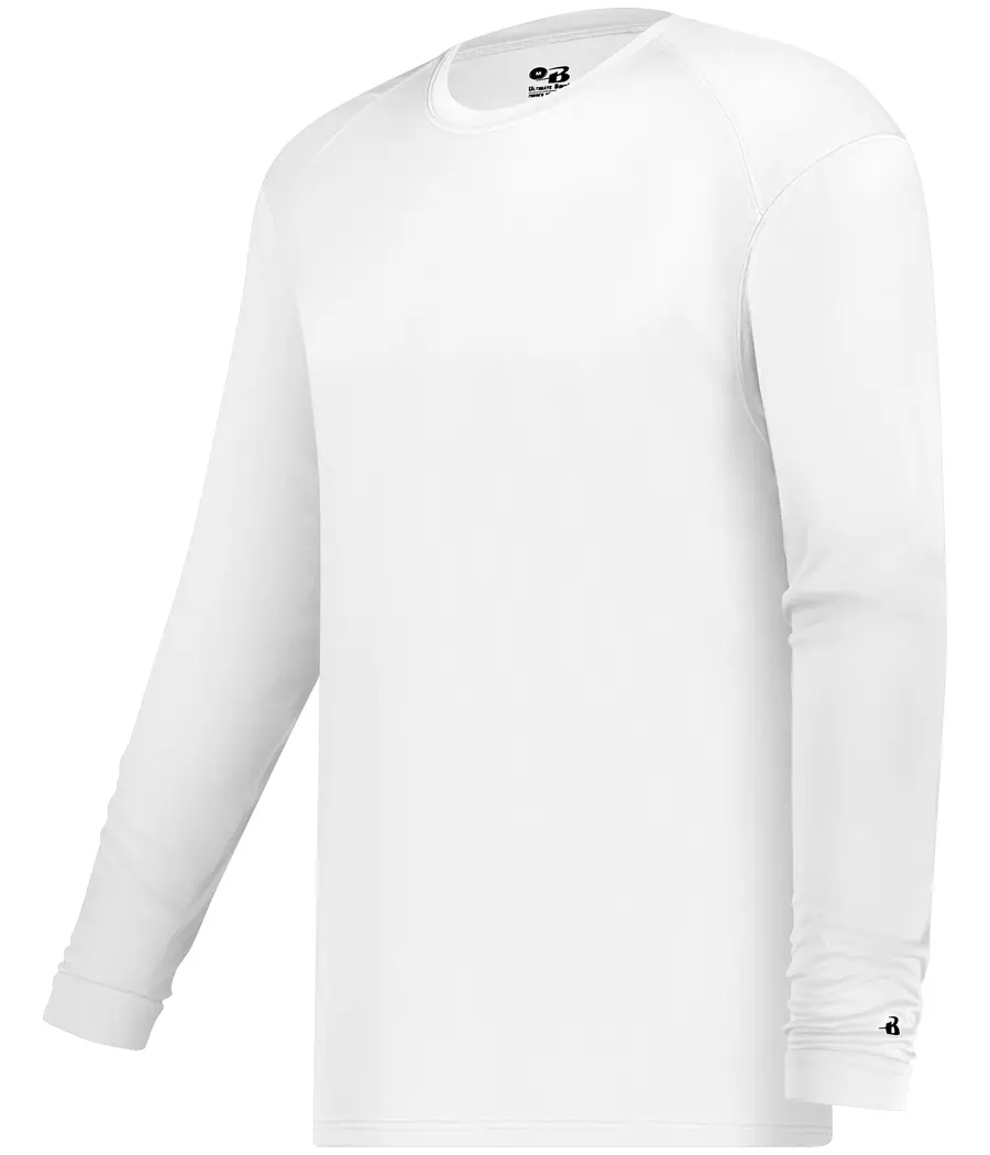 Badger Sport Ultimate Softlock Long Sleeve TEE in Gold