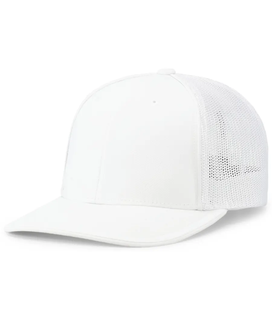 Pacific Headwear Trucker PacFlex Cap in White