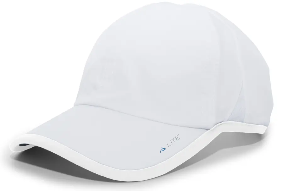 Pacific Headwear Lite Series Active Hook-And-Loop Adjustable Cap in White