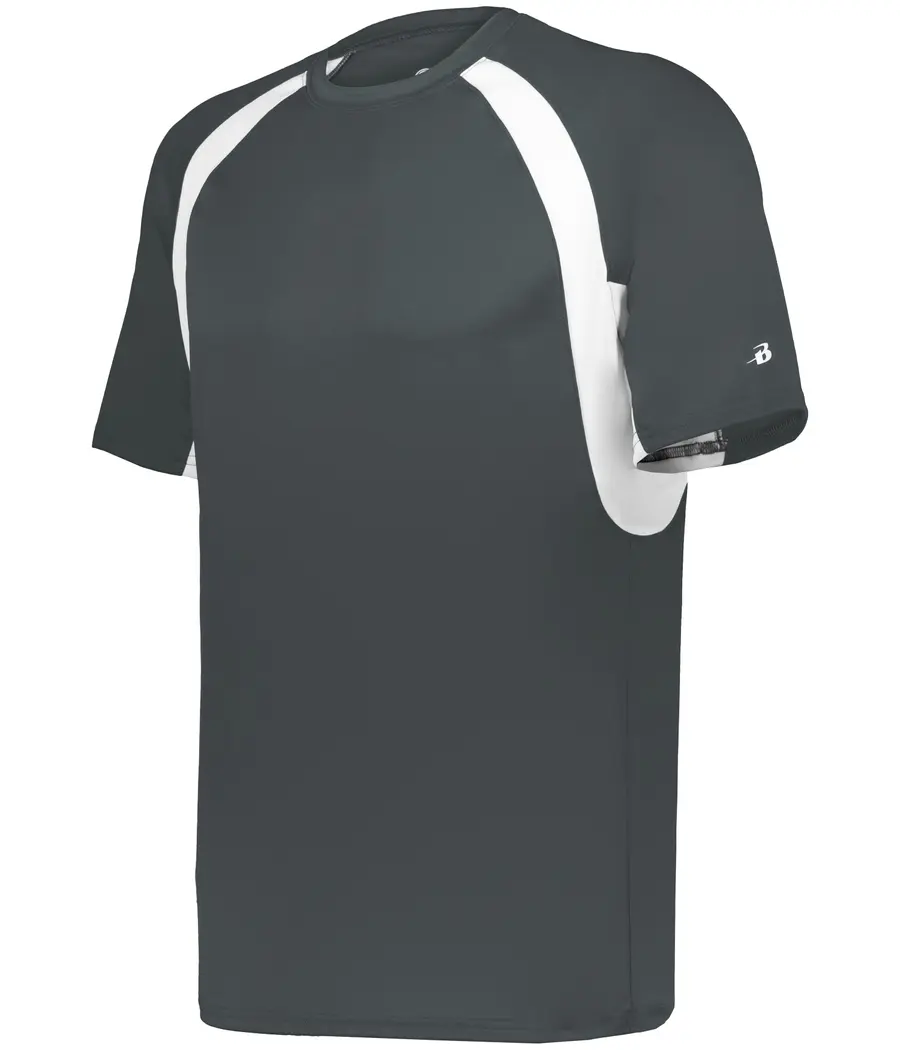 Badger Sport Hook TEE in Graphite/White