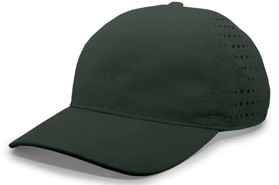 Pacific Headwear Lite Series Perforated Cap in Dark Green