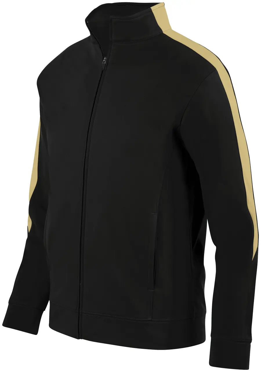 Augusta Youth Medalist Jacket 2.0 in Black/Vegas Gold